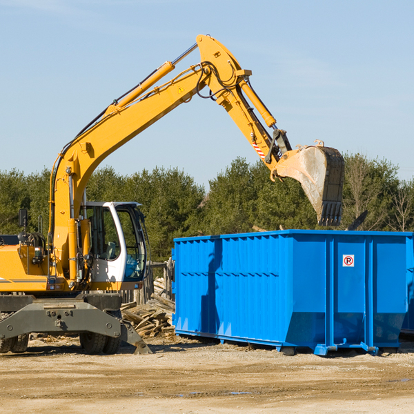 can i choose the location where the residential dumpster will be placed in Westside California